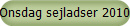 Onsdag sejladser 2010