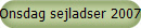 Onsdag sejladser 2007